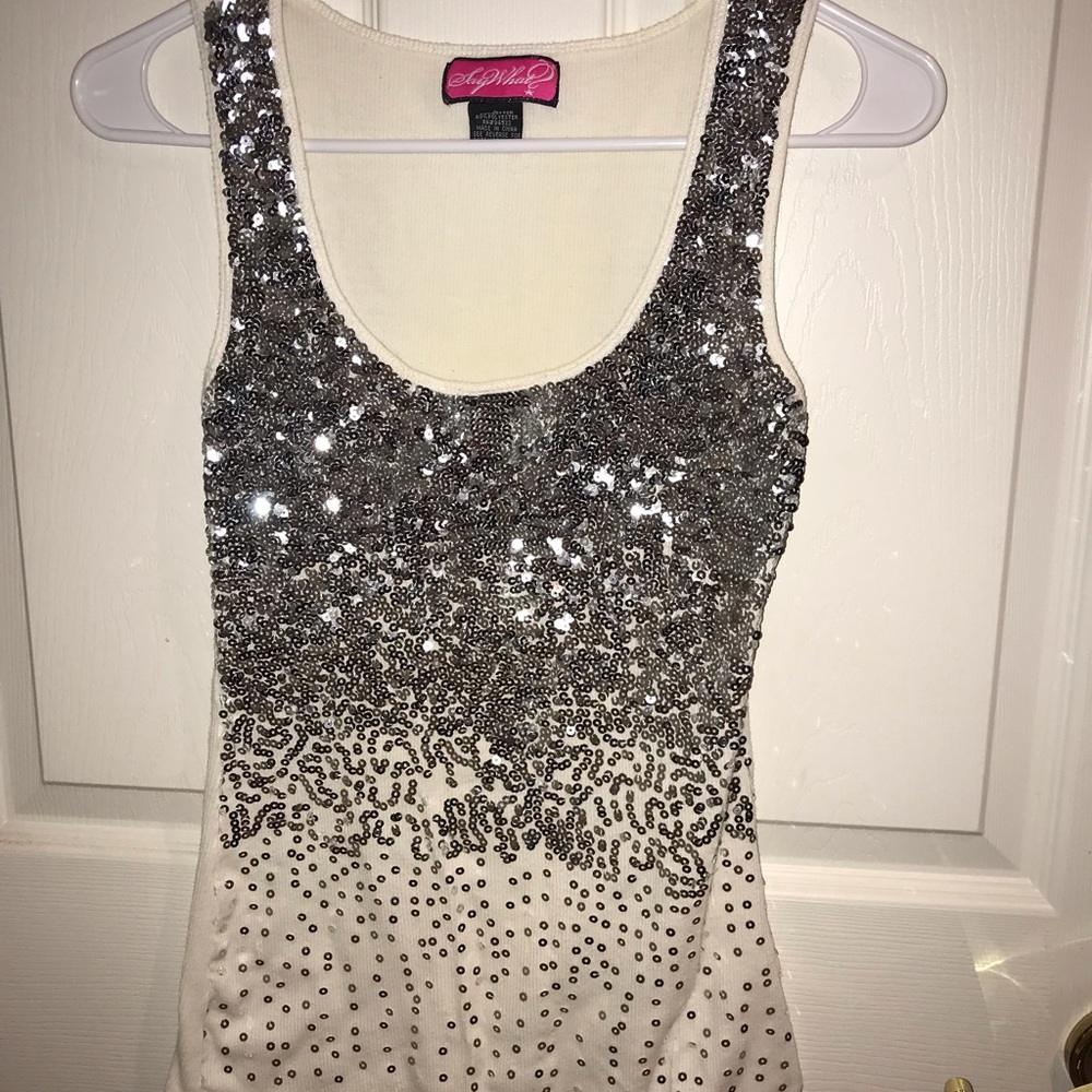Sparkly sequin tank